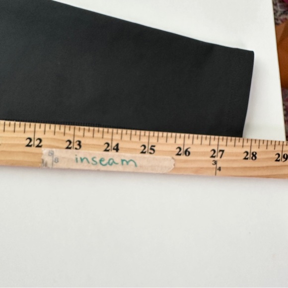 Carbon38 Leggings Womens Small Black Solid Neutral Athleisure Active Wear - Picture 9 of 11